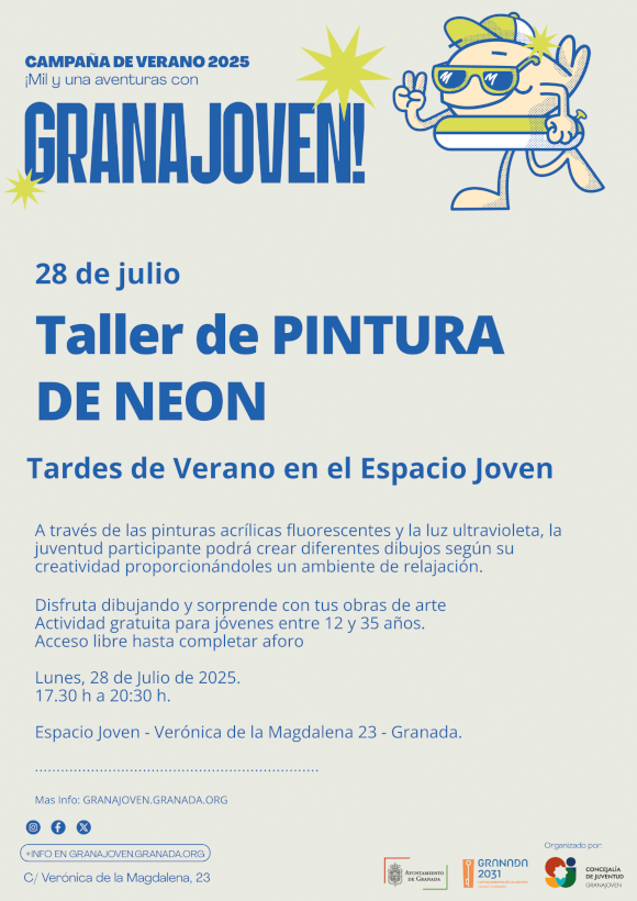 ©Ayto.Granada: Enredate: Verano'25 - PINTURA de NEN